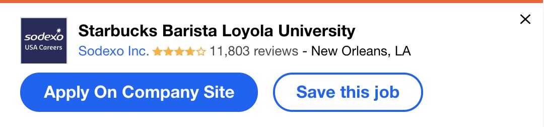 Recruitment ads examples: Sodexo